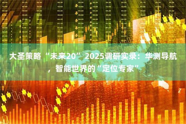 大圣策略 “未来20” 2025调研实录：华测导航，智能世界的“定位专家”